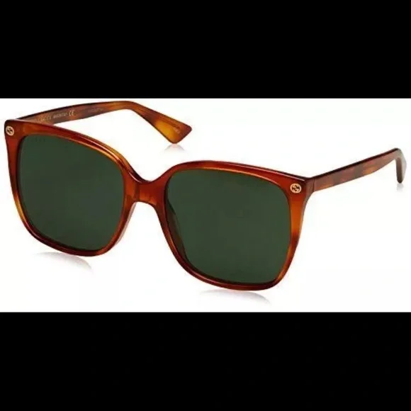 Gucci Brand New Havana Brown Frame Sunglasses (GG0022S 002) - Host Pick Item!! - Picture 5 of 16